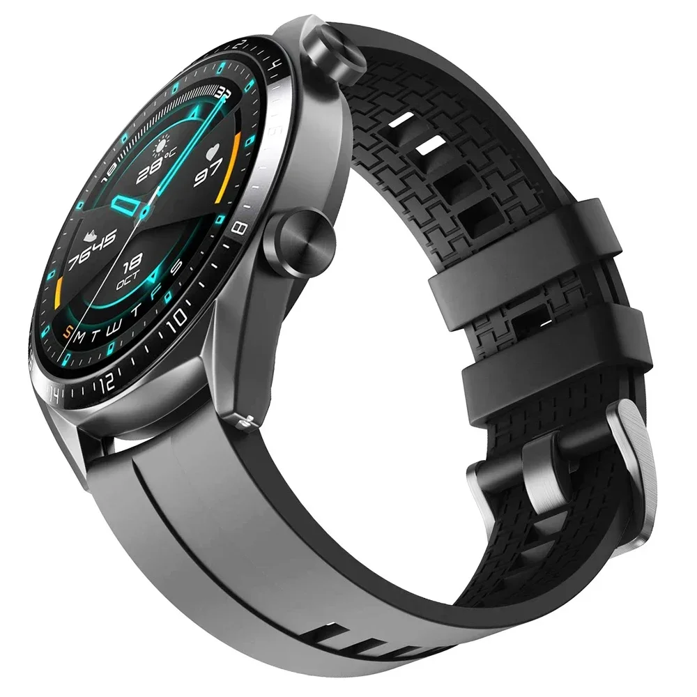 Silicone Sport Watch Bands - Versatile 20mm/22mm Strap Collection
