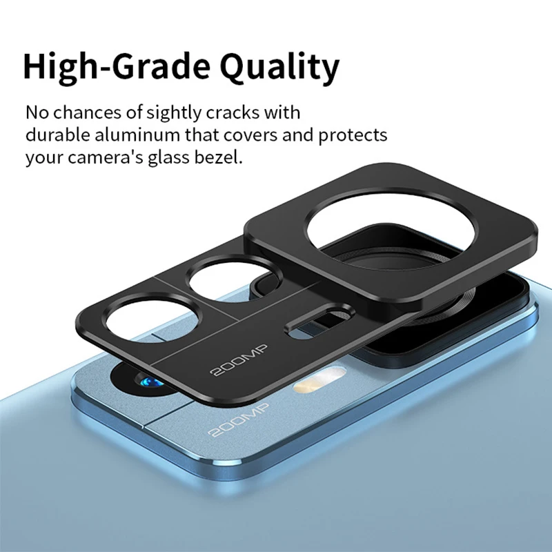 Aluminum Alloy Rear Camera Lens Cover Case & Protector Ring