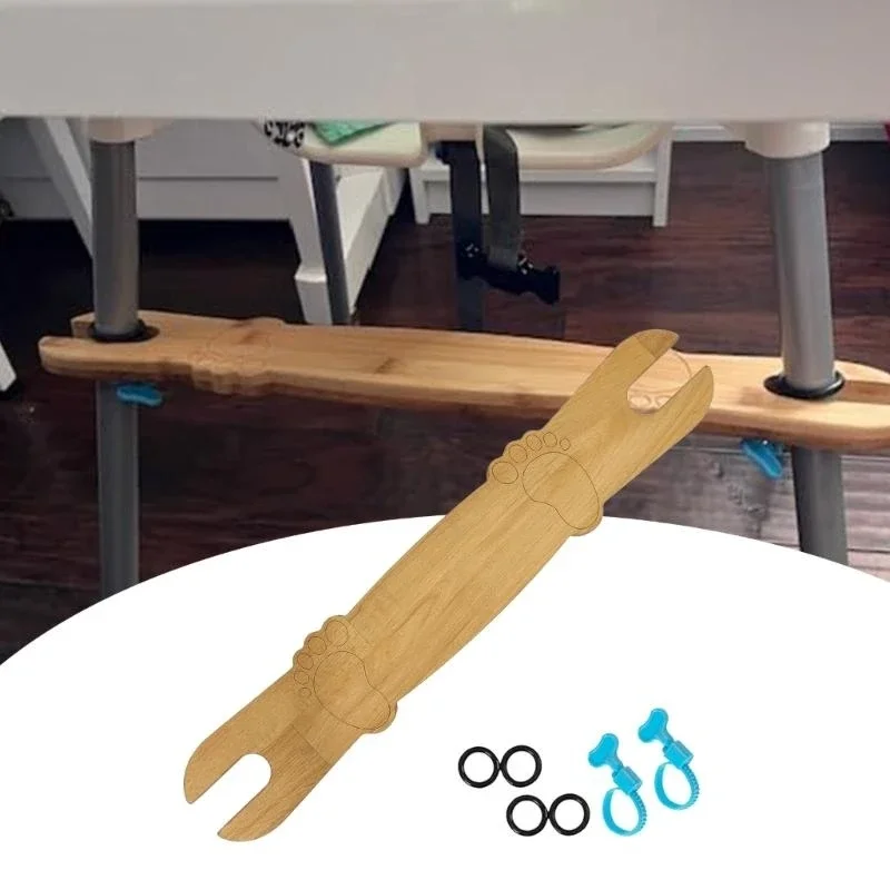  높은 의자 발판 조정 가능한  용 의자 페달 고무 반지 라운드 코너 유니버설 ..