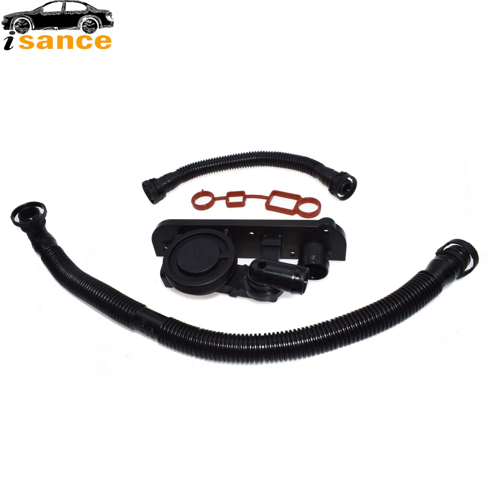 PCV Crankcase Control Vent Valve Hose Gasket For Audi A1 A3 S3 A4 TT VW  Golf MK5 MK6 Passat Jetta Scirocco 06F129101N 06F103221E