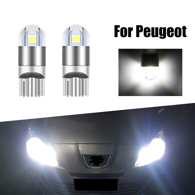 4Pcs Ha Condotto La Luce Di Liquidazione W5W T10 Canbus Per Peugeot 1007 107 206 207 307 4007 4008 407 508 607 807 Bipper Tepee Expert Partner