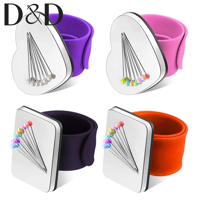 Needle Storage Wristband Pincushions  Sewing Magnetic Pin Cushion - 1pc  Wrist Pin - Aliexpress