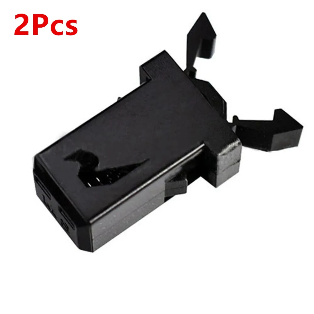 

Car Sunglasses Holder Console Latch Trash Can Vehicle Ashtray Toilet 2pcs Black Unique Locking Sunglasses Holder