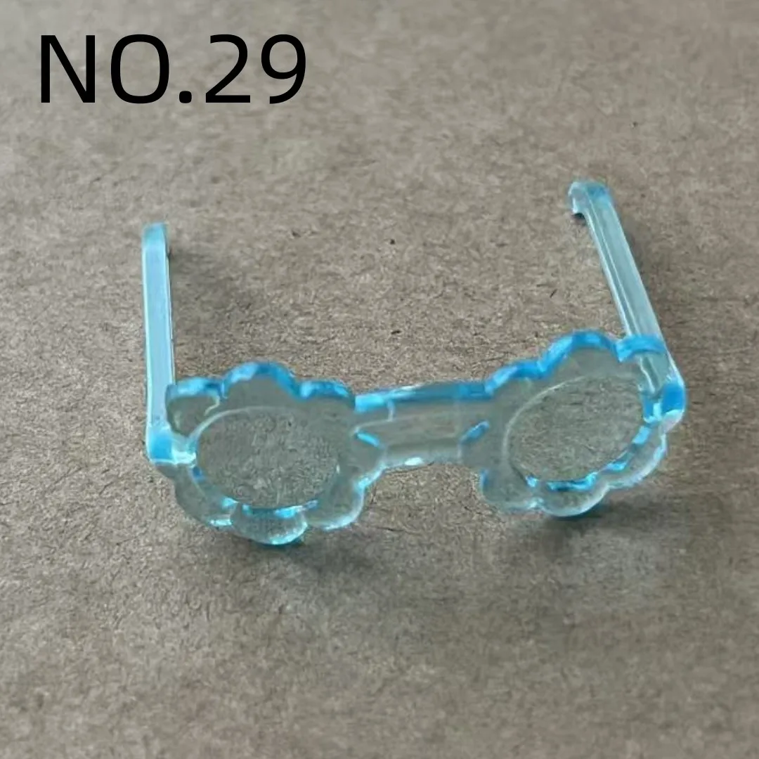Candy Color 1/6 Doll Glasses Handrings DIY Doll Dressing Accessories Original Doll Decorations Part for Doll Making