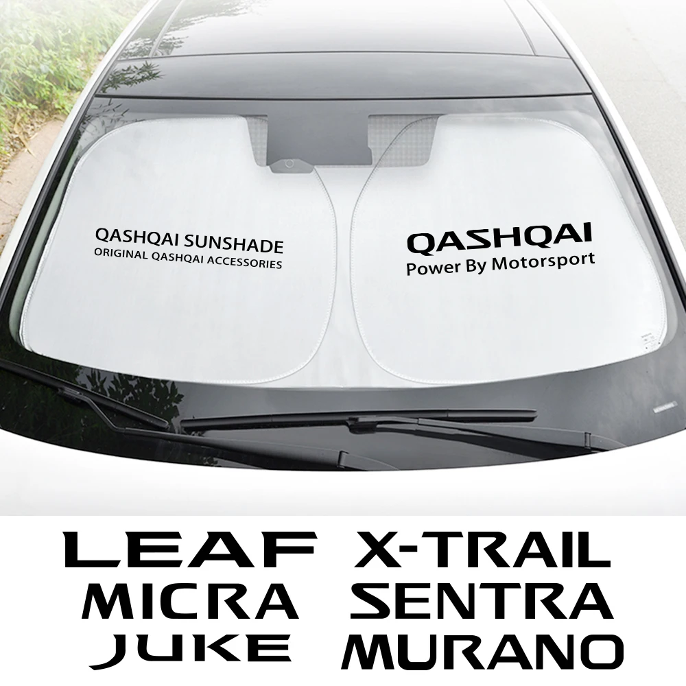Car Windshield Sunshade For Nissan Qashqai J10 J11 Juke 2 Micra K12 K14