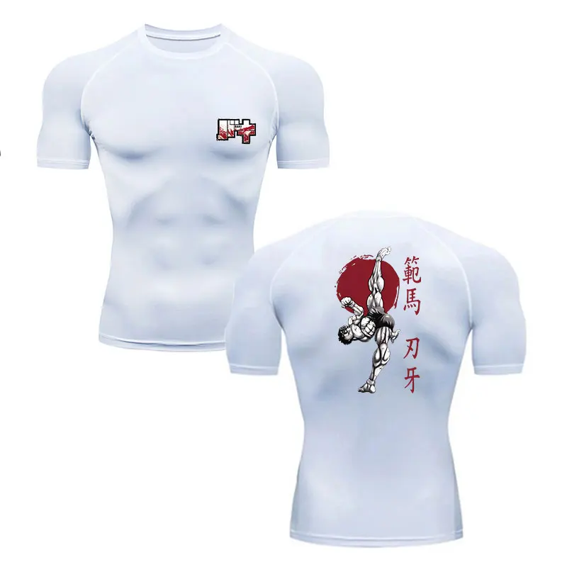 Anime-Baki-Hanma-Running-T-Shirt-Men-s-Compression-Shirt-Outdoor ...
