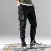 2025 New Men's Cargo Pants Casual Hip Hop Hit Color Multiple Pockets Trousers Streetwear Ribbons Techwear Sweatpants ﻿ 1
