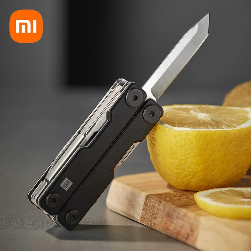 Xiaomi New Huohou Mini Coltello Multifunzione Campeggio All'Aperto Coltello Pieghevole Strumenti Multitools 10 In 1 Forbici Portatili Cacciavite