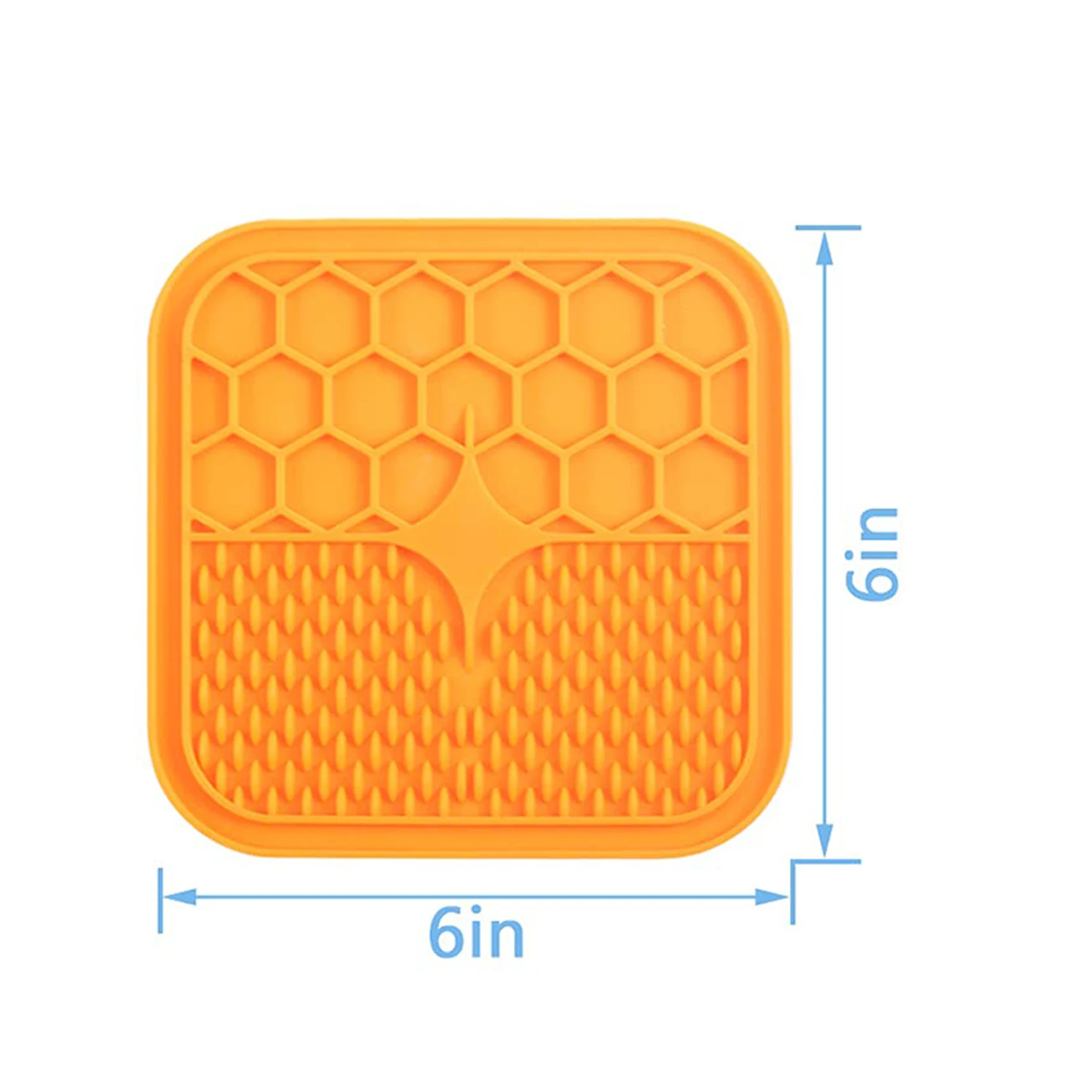 1pc Dog Lick Mat For Dogs Made with Food Grade Silicone For Fun& Anxiety Relieve low Food Mat Silicone Slow Pet Dog pet feeding mat