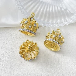 Zirconium Crown Pendant & Doll Headdress Jewelry Set - 2 - Piece DIY Accessory Kit (1)