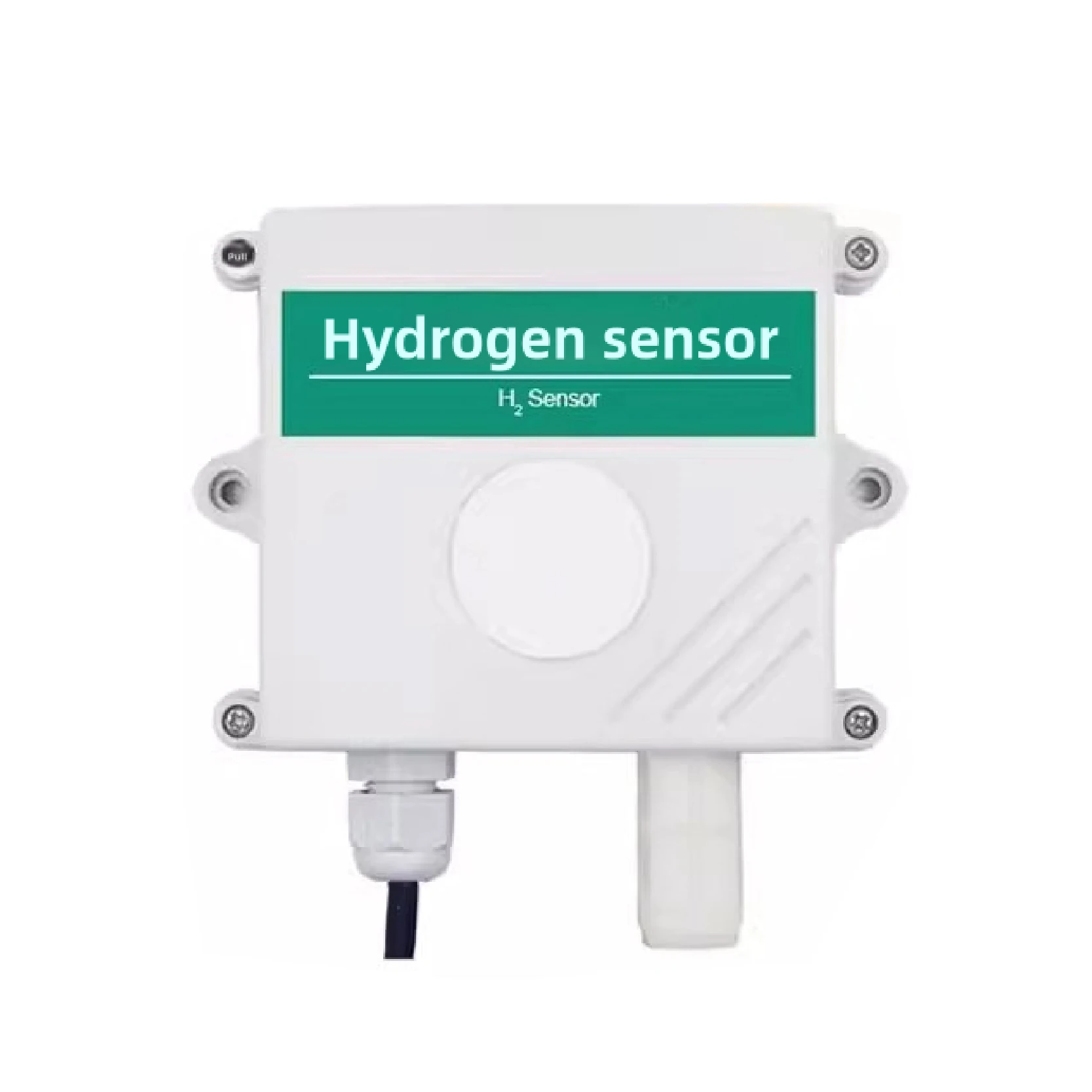 Hydrogen Gas Detector H2 Sensor Wall-Mounted H2 Gas Leak Detector Industrial Fixed Hydrogen Alarm Safety Device