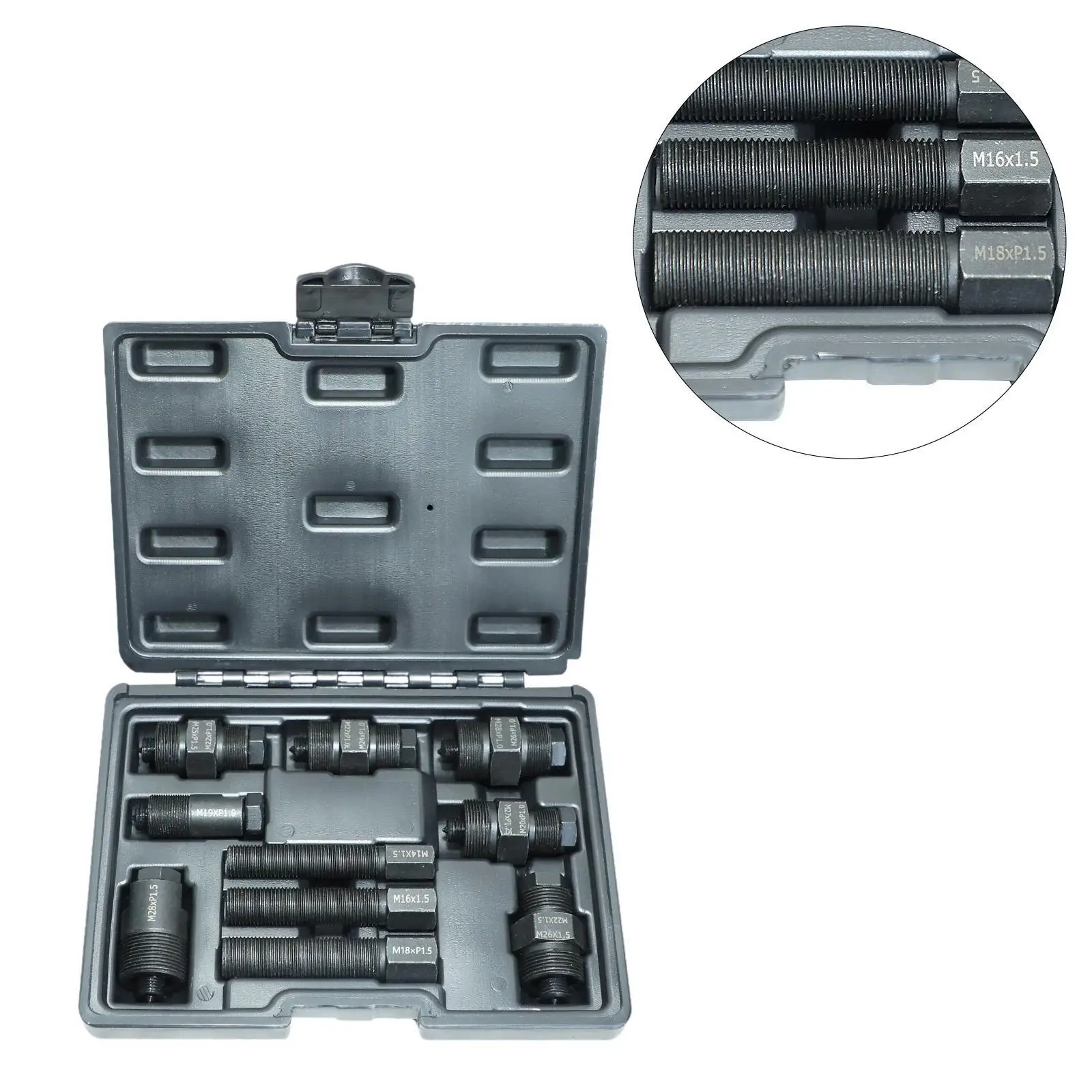 Motorcycle Flywheel Puller Set M18x1.5 M28x1.5 M16x1.5 with Case Storage