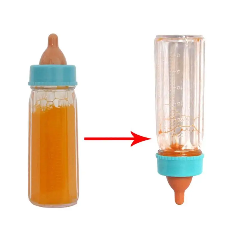 Mini Magic Baby Reborn Dolls Feeding Bottle Toy Milk Bottle Liquid Disappearing Milk Accessories Child Gift Play Accessories