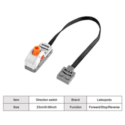 Enhanced Building Block Steering Servo & Motor Kit with Lithium Battery and 2.4G Remote Control Receiver (Switch)
