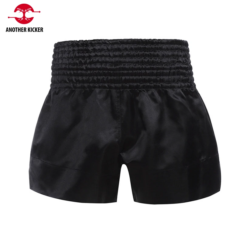 Shorts Thai Boxing Children Women Men Another Boxer Muay Thai Shorts Plain Blank Satin Short Kickboxing White Black Pink