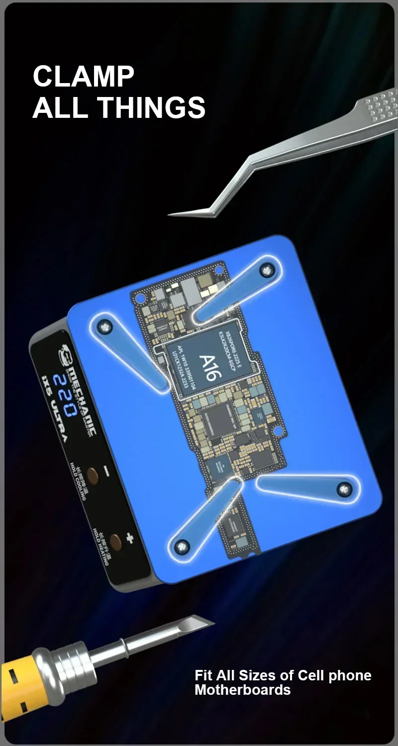 MECHANIC IX5 Ultra Preheating Station Layered Preheater Platform Thermostatic for Android/IPhoneX-14Pro Max Motherboard Repair