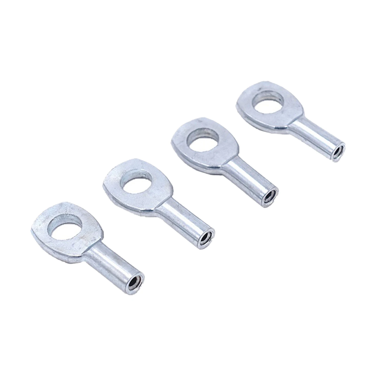 10 Pcs Steel Wire Rope Eyelets Replacement Gym Machine Cable Exercise Machine Eyelet Terminal Connector Wire Rope 2mm Gym Accessories Fitness Cable Pulley Fitness Pulley Cable Fitness Pulley