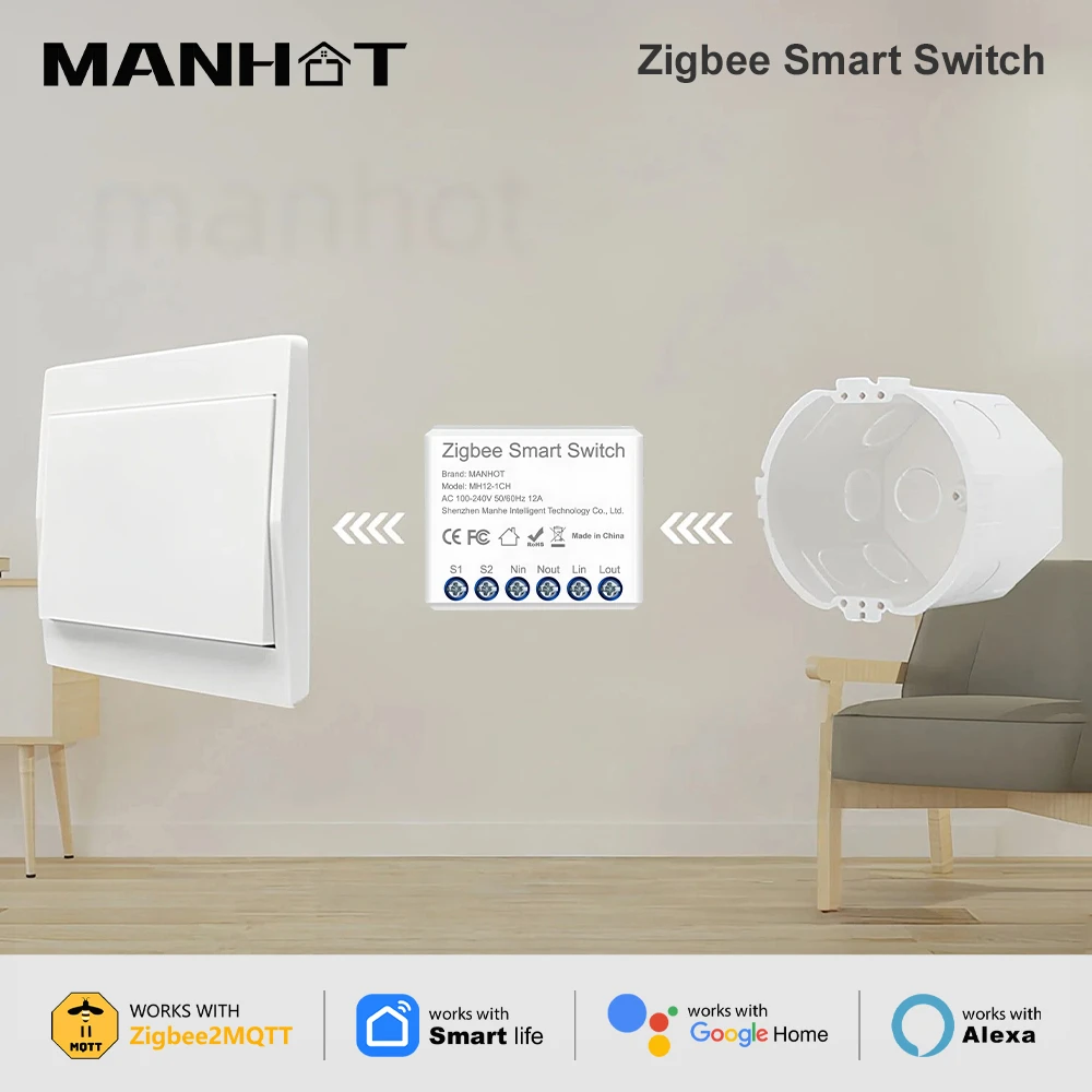 Enhanced Smart Socket European Plug 20A with Power Metering and Voice-Controlled Remote Access