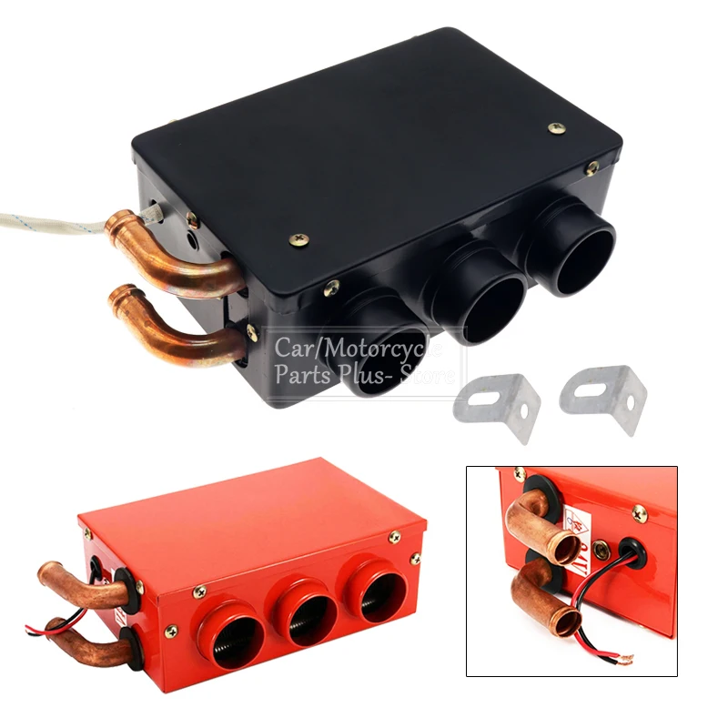 12V/24V 24W 3 Hole Heating Fan Truck Car Heater Low Noise Winter Warm Dryer  Glass Defroster Window Heater Interior Accessories - AliExpress
