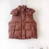 Lemon Wunder Puff Winter New Style Vertical Collar Down Jacket Vest Women's Short Commuting Casual Detachable Hooded Warm Jacket 4