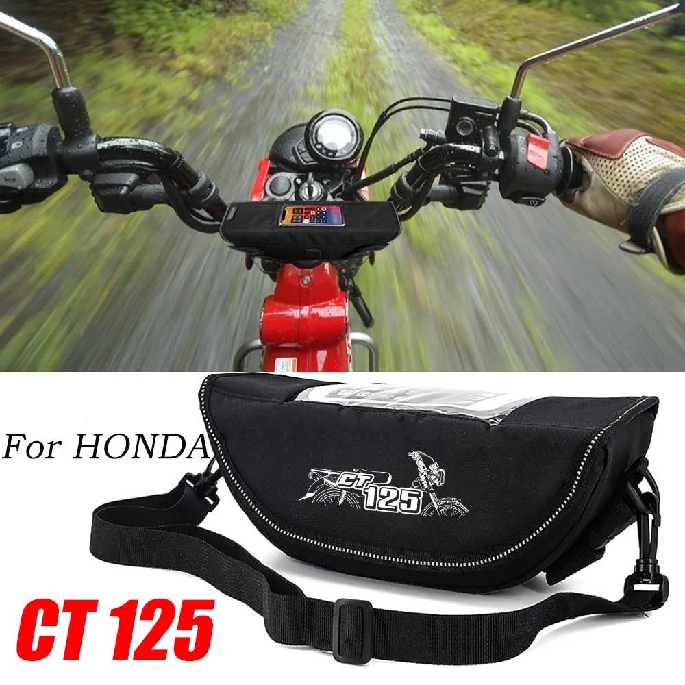 For Honda CT125 CT 125  Motorcycle accessory  Waterproof And Dustproof Handlebar Storage Bag  navigation bag