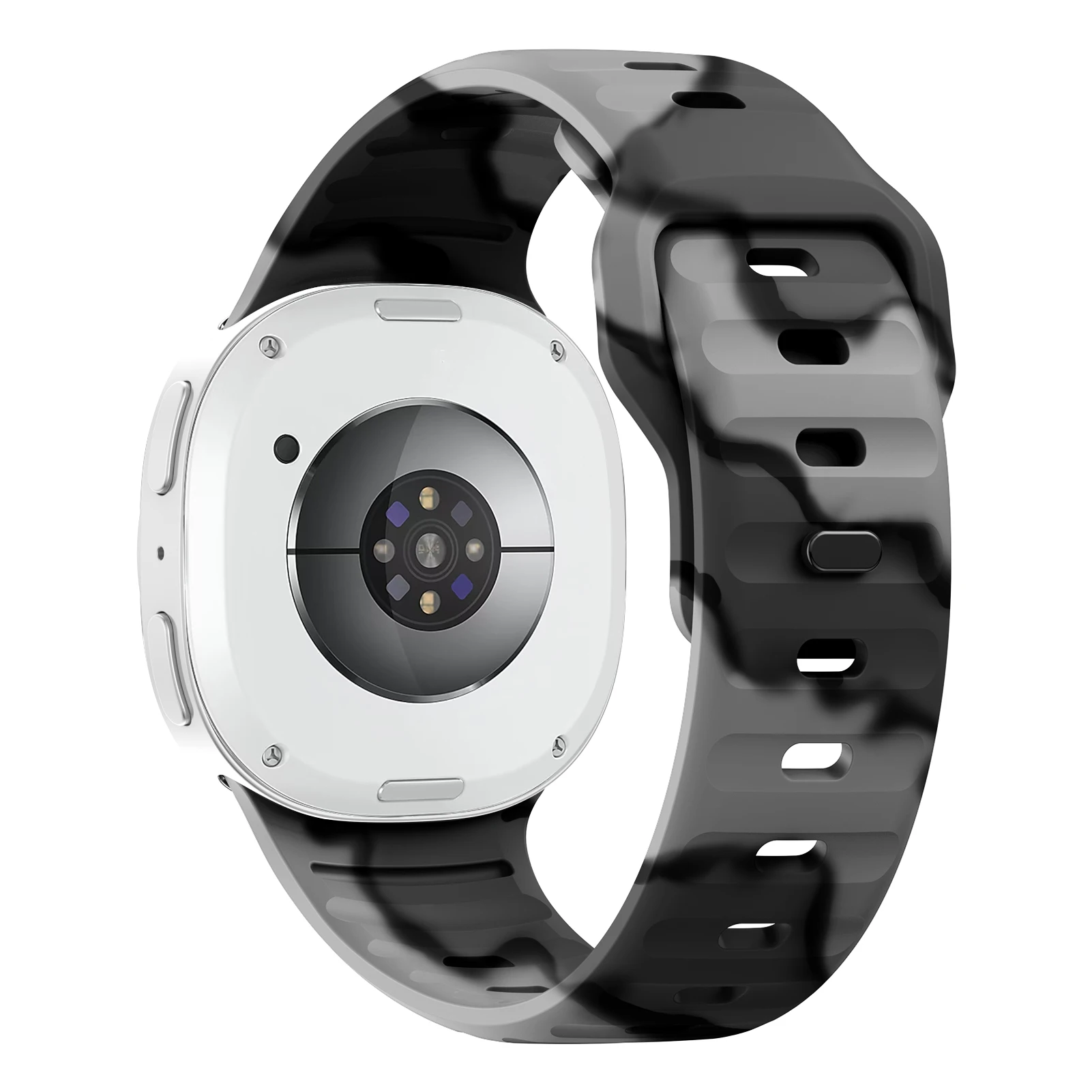 Rugged Silicone Sport Band - Enhanced Strap