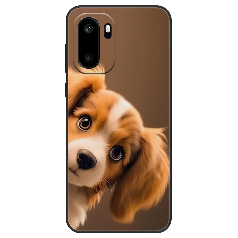 Cute Flower Print Soft Silicone Case - Protective Cover