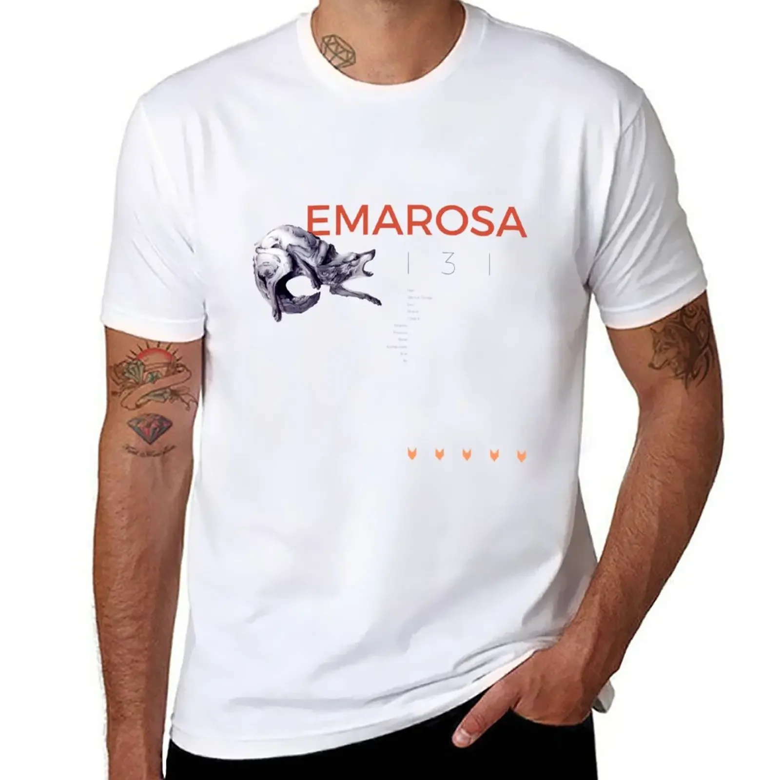 Emarosa 131 футболка funnys летние топы, женские топы, футболки для мужчин из хлопка
