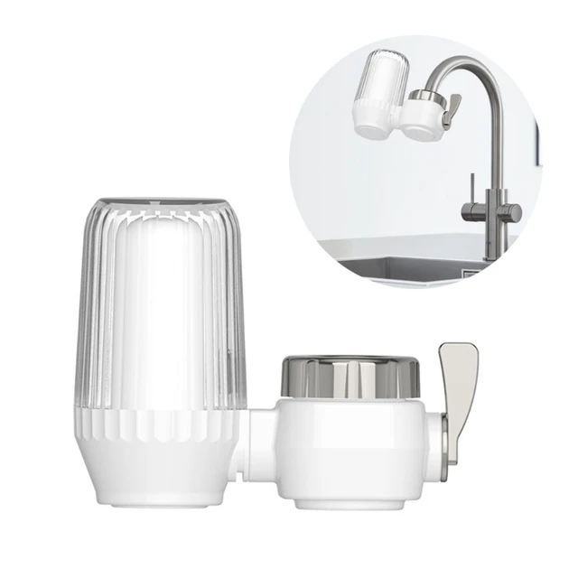 Small Faucet Tap Water Purifier Physical Filtering for Home Kictchen One Filter Element Removable Washable Filter Water Purifier 5