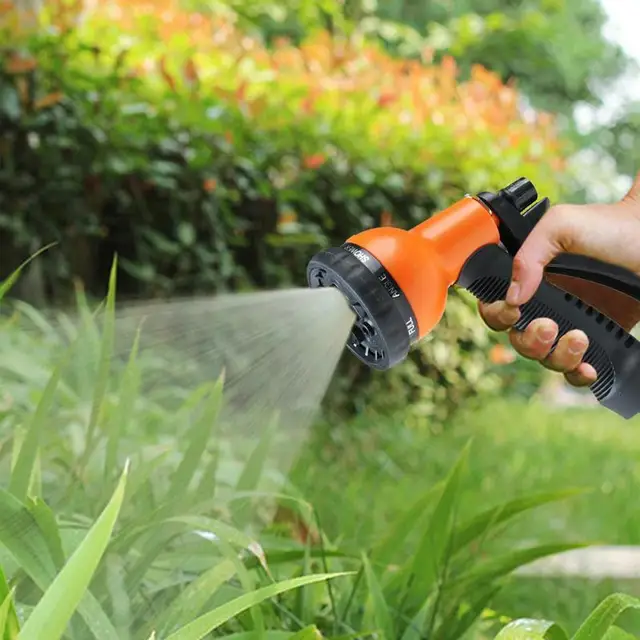 Nagynyomású Tömlő Fúvókák 8 Módok Öntözés Spray Kert Virág Öntöző Öntözőkészítő Állítható Fúvóka Autó Szerszám - Image 3
