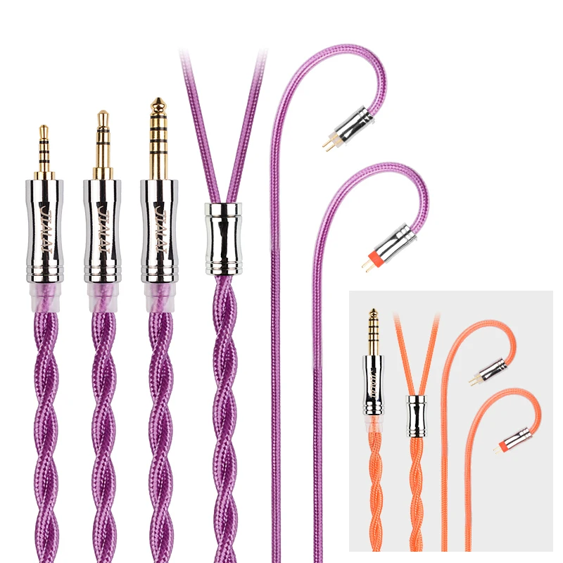 Nicehck Jialai Jlh3 Prata Chapeado Occ Mais Occ Misturado Cabo de Fone de Ouvido Alta Fidelidade 3.5 2.5 4.4 mm Mmcx Qdc 0.78 2pin para Edx Pro Zsn Cra Zero