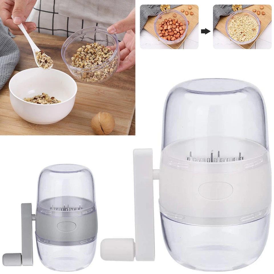 Nut Chopper Hand Crank Manual Peanut Paste Masher Portable Dried Fruit  Crusher Grinder Hand Walnut Garlic Chopper Kitchen Tool - AliExpress