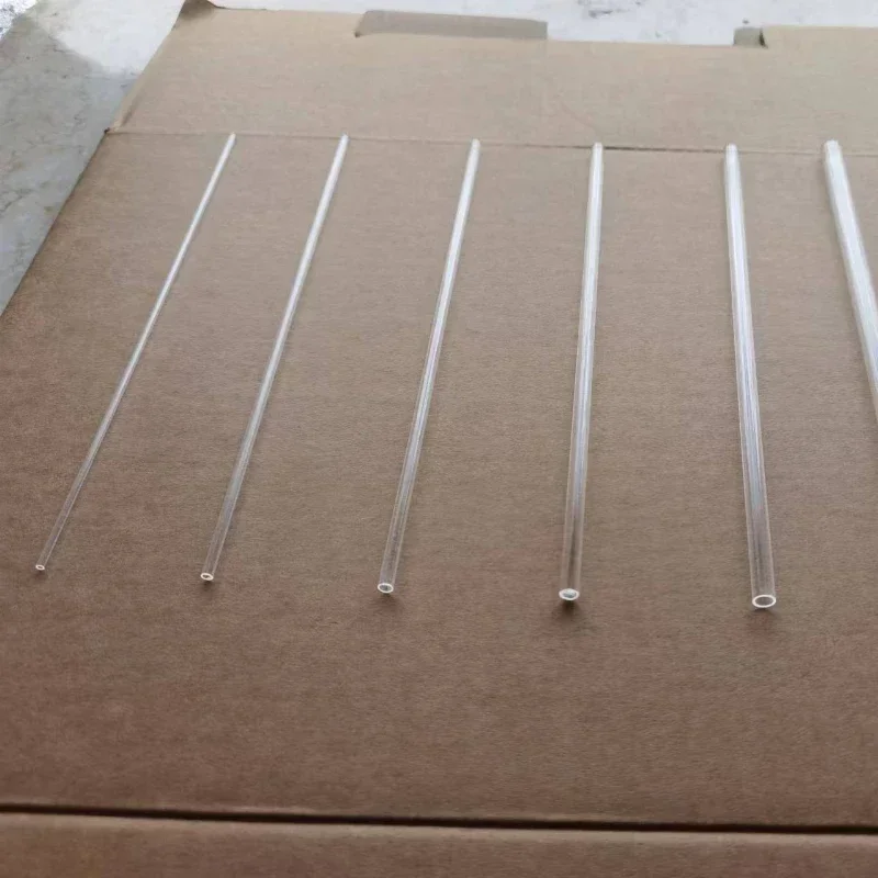 Transparent Acrylic plastic tube for Fish Tank Aquarium Plexiglass Tube Garden Irrigation Length 200mm/498mm OD 2-10mm
