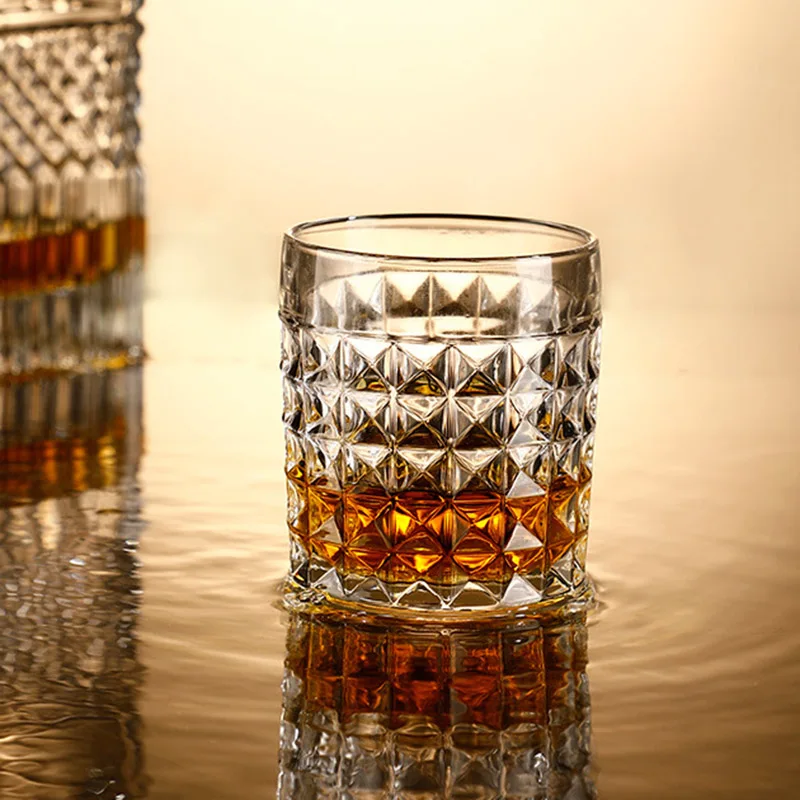 300ml Tequila Brandy Vodka Cups Household Wine Utensils European Crystal Glass Whiskey Foreign Wine Glasses Beer Mug Drinkware