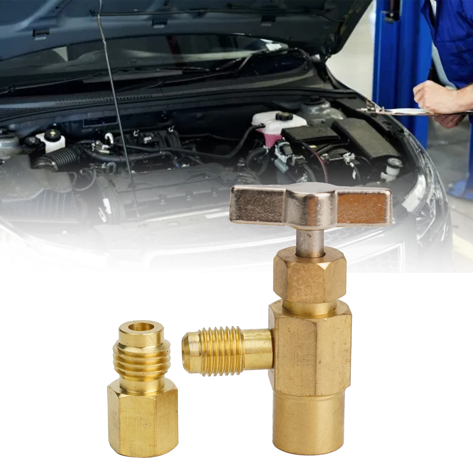 ADAPTERS Self-Sealing R1234yf 2-1/2 In 3 Pieces Car Accessories Dustproof Kit R1234yf CAN TAP Tool Waterproof Practical
