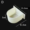 Bird Feeding Bowl Bird Cage Water Bowl Bird Feeding Trough Bird Half Round Food Box Parrot Feeding Tool Bird Cage Accessories 5