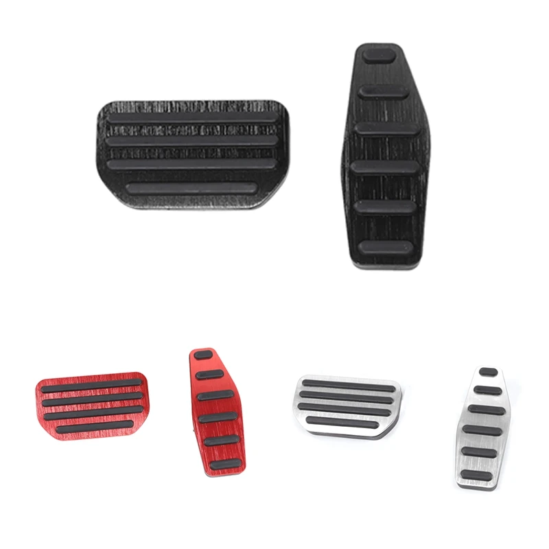 Car Accelerator Brake Foot Pedals Covers For Suzuki Jimny 2010 2011 2012 2013 2014 2015