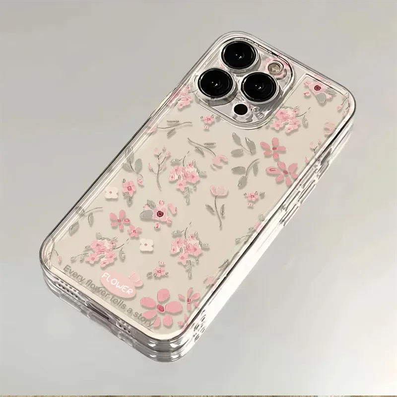 Floral Soft TPU Phone Case Cover