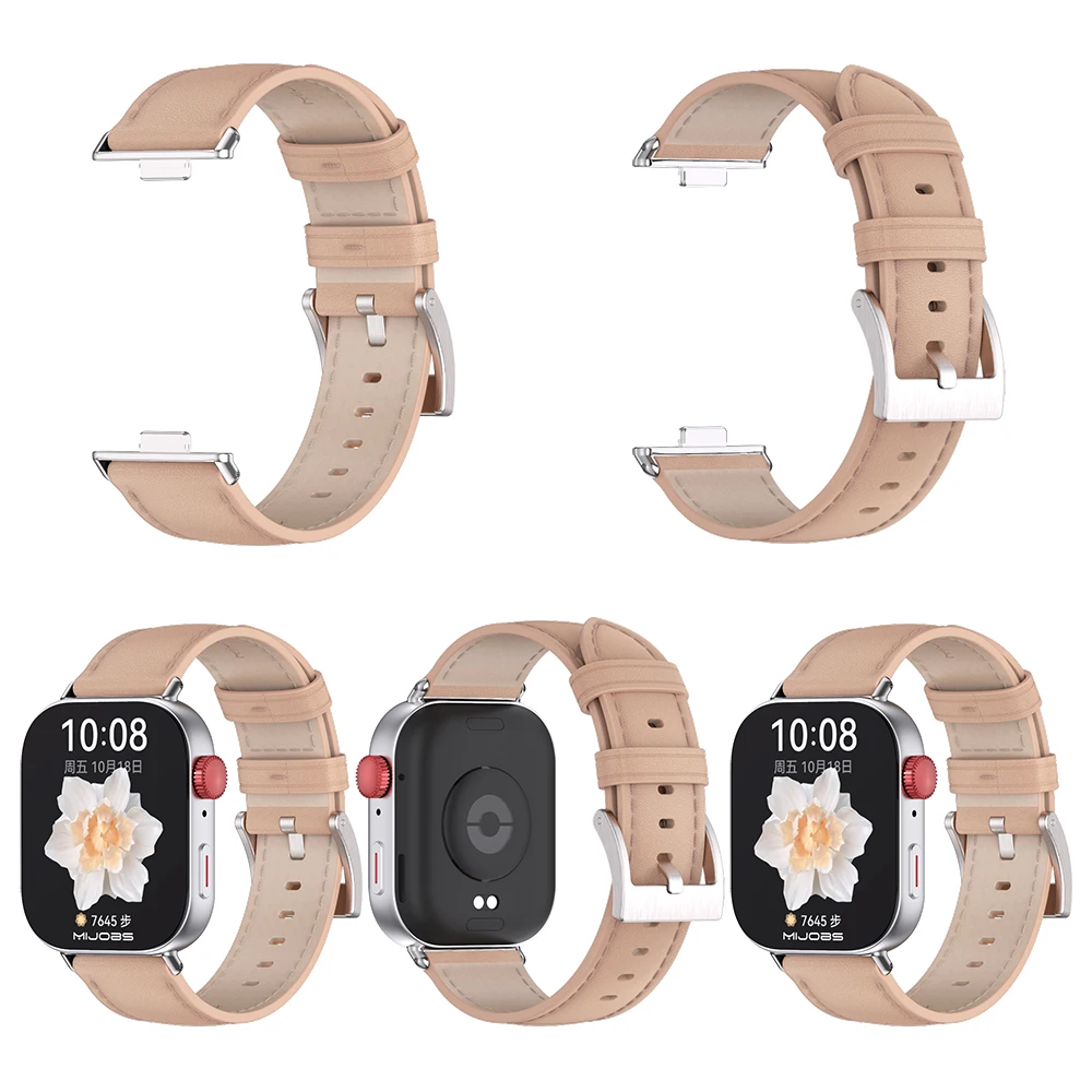 Premium Leather Wristband for Smart Watch - Soft and Durable Strap Accessory