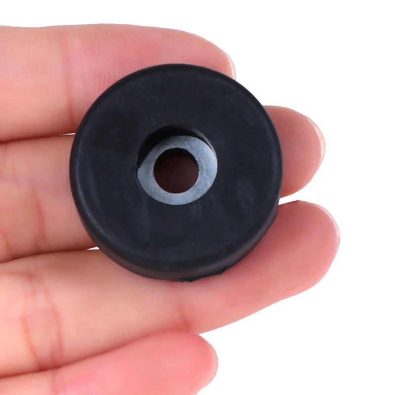 4 Pieces Black Universal Tape Rubber Pad Feet Bumper Washer Outer Diameter: 30Mm Holes Diameter:6Mm Heigh:10Mm