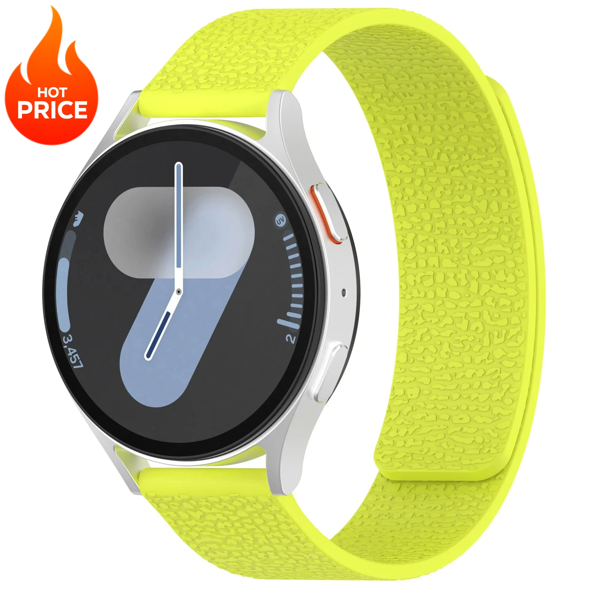 Silicone Magnetic Loop Strap - Versatile & Stylish Smartwatch Bracelet