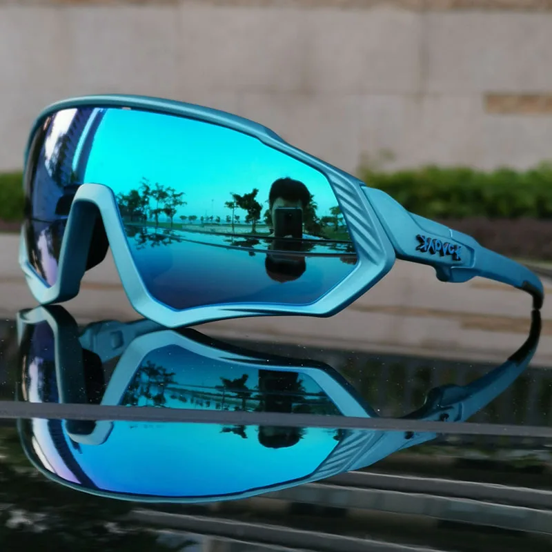 Polarized Photochromic Cycling Eyewear Bicycle Glasses Men Women MTB Bike Riding Fishing Goggles Color Changing Sunglasse | Спорт и