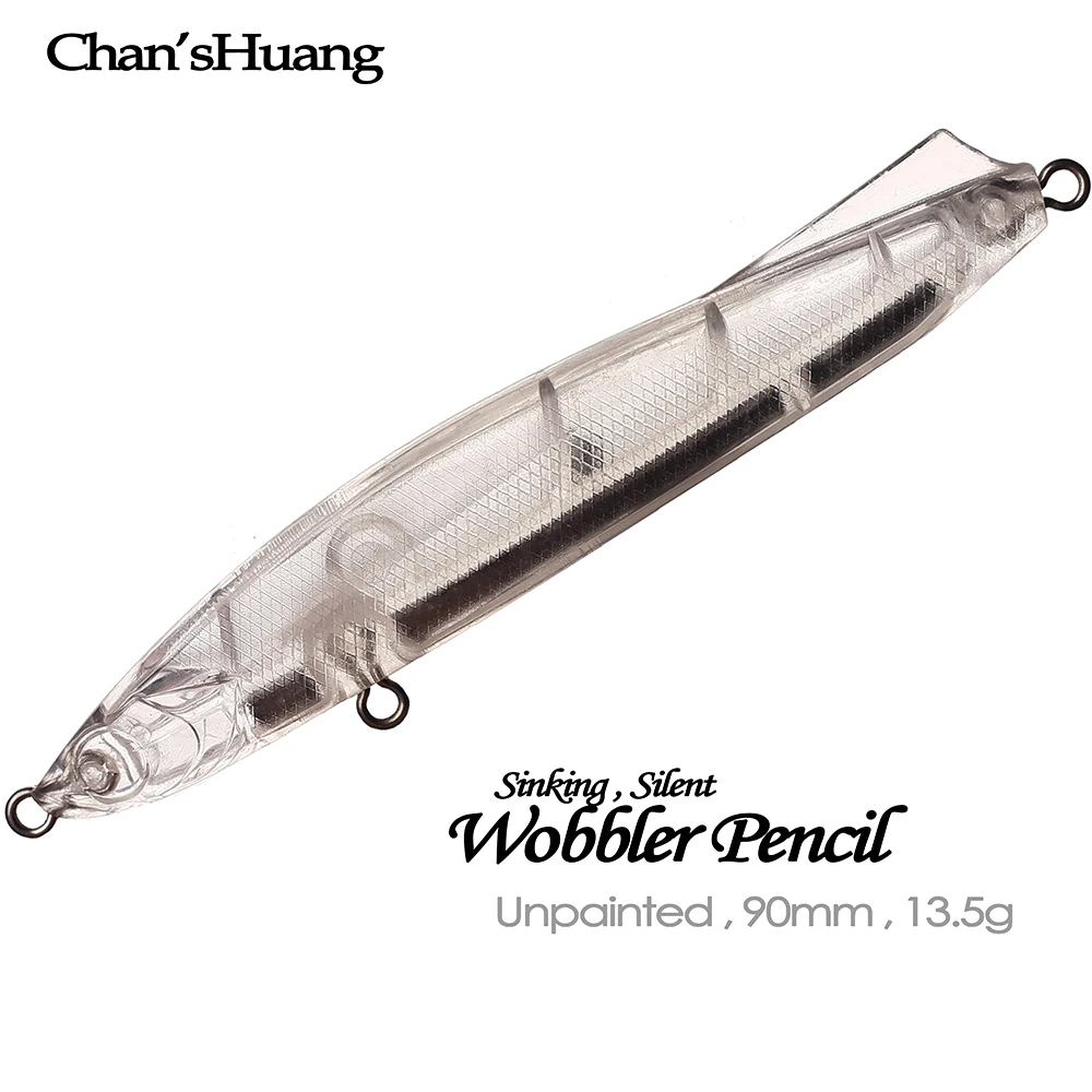FREE FISHER Unpainted Fishing Lures - 20pcs Clear Crankbait Blanks, 90mm/10g Hard Plastic Baits - View #3