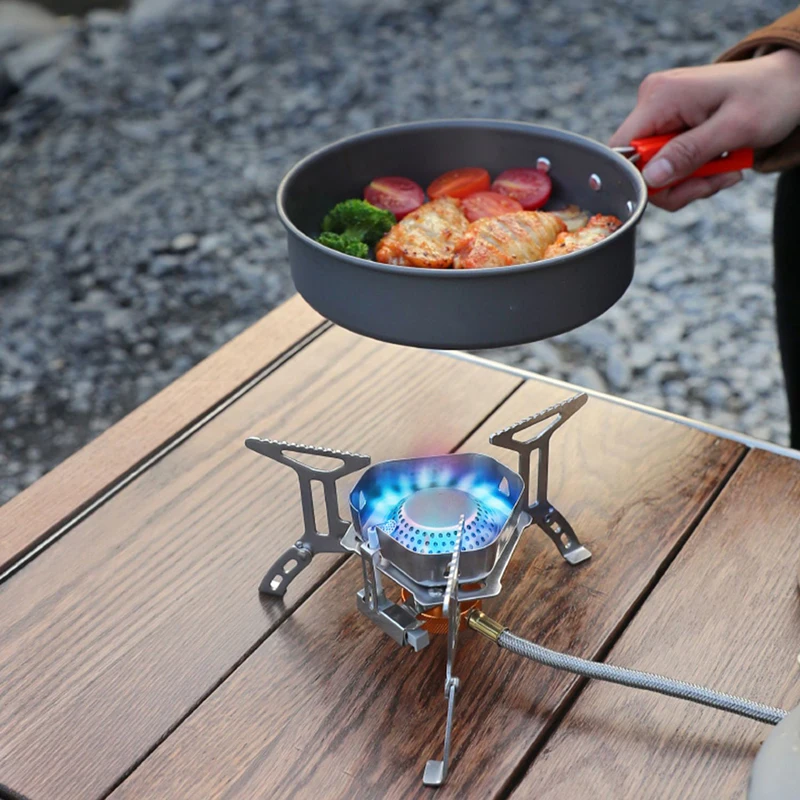 Camping Stove Portable Propane or Butane Gas Stove Dual Fuel Automatic  Ignition Indoor Outdoor Cooking for Picnics Hiking BBQ - AliExpress