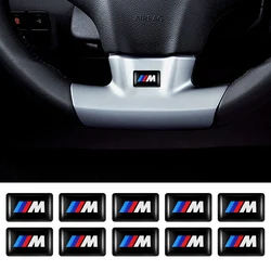10/20/50Pcs Car Styling 3D Emblem Epoxy Decoration Stickers For Bmw M Performance X1 X3 X4 X5 E87 F20 E36 E46 E90 E39 F10 F16 X6