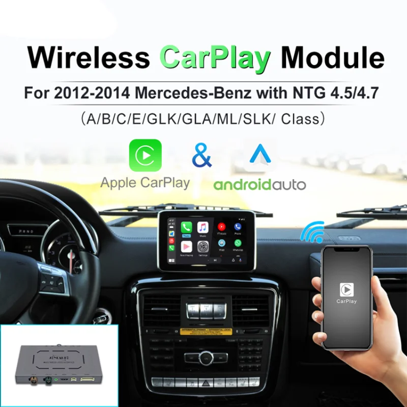 

Decoder Box For 2012-2014 Mercedes Benz with NTG 4.5/4.7 class Apple module Android Mirror CarPlay Android Auto ai box