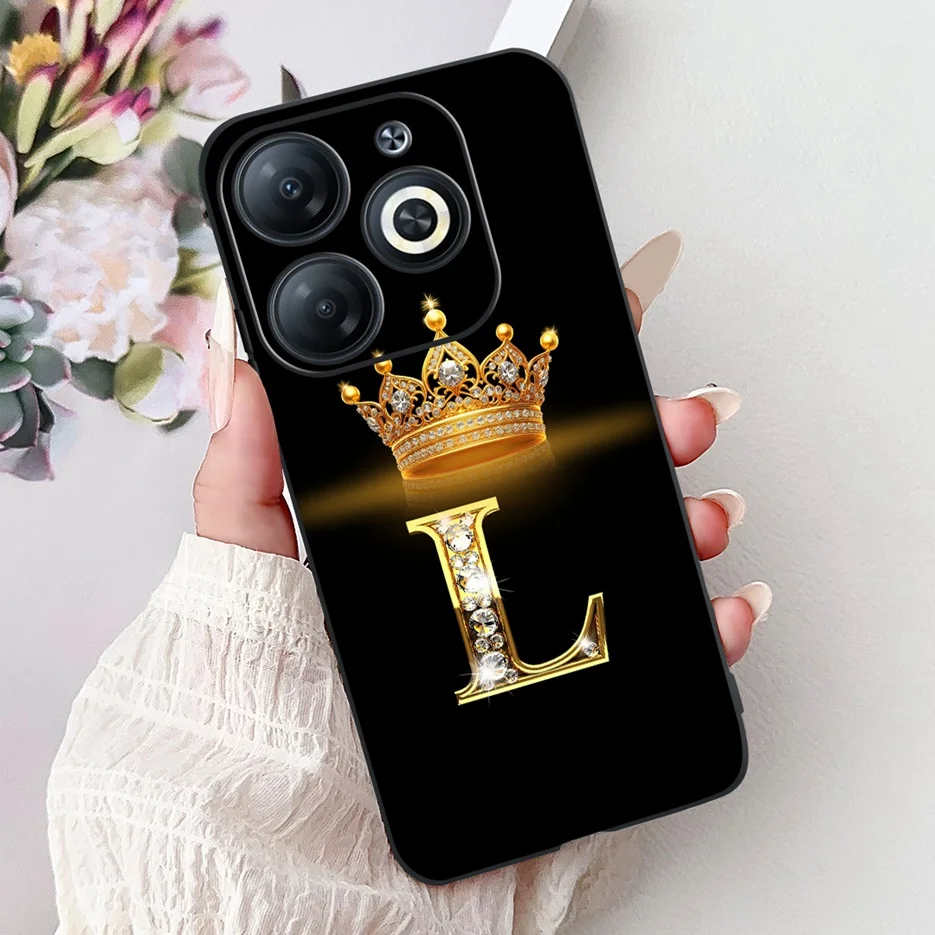 Luxury Letters Shockproof Soft TPU Phone Case Cover