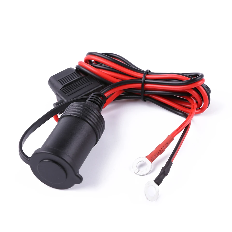 Presa Accendisigari Auto Splitter 1 A 2 | Prolunga 12V/24V Con Interruttore E Fusibile 10A | Adattatore Doppia Porta Per Auto Camper Barca