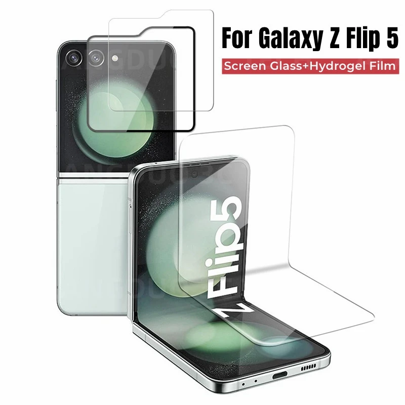 Back Screen Glass For Samsung Galaxy Z Flip 7 5 flip 6 5g Soft TPU