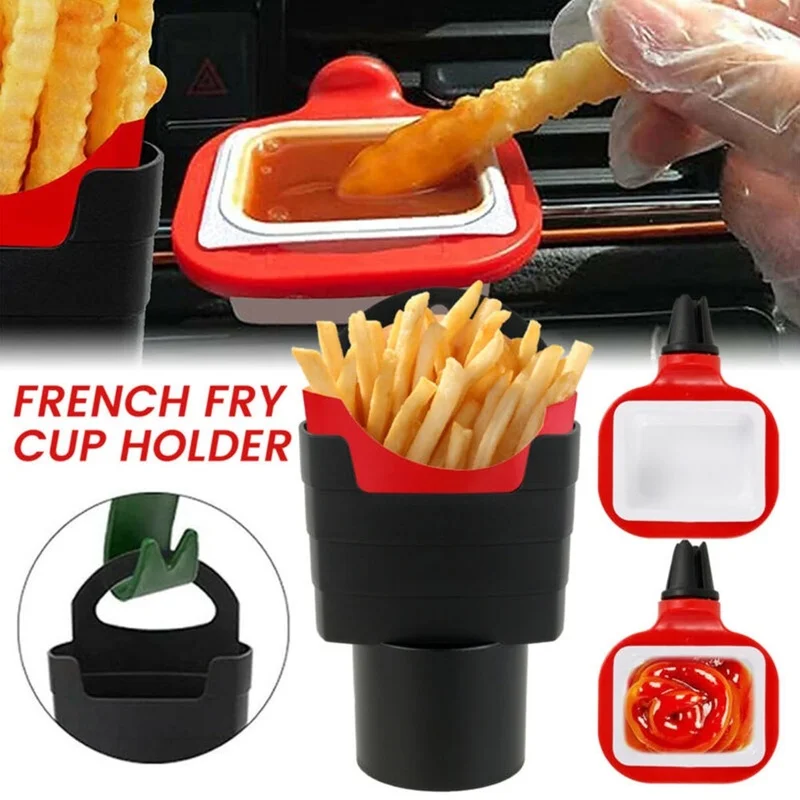 Dipping Sauce Holder Car French Fries Holder Car Sauce Dipping Clip